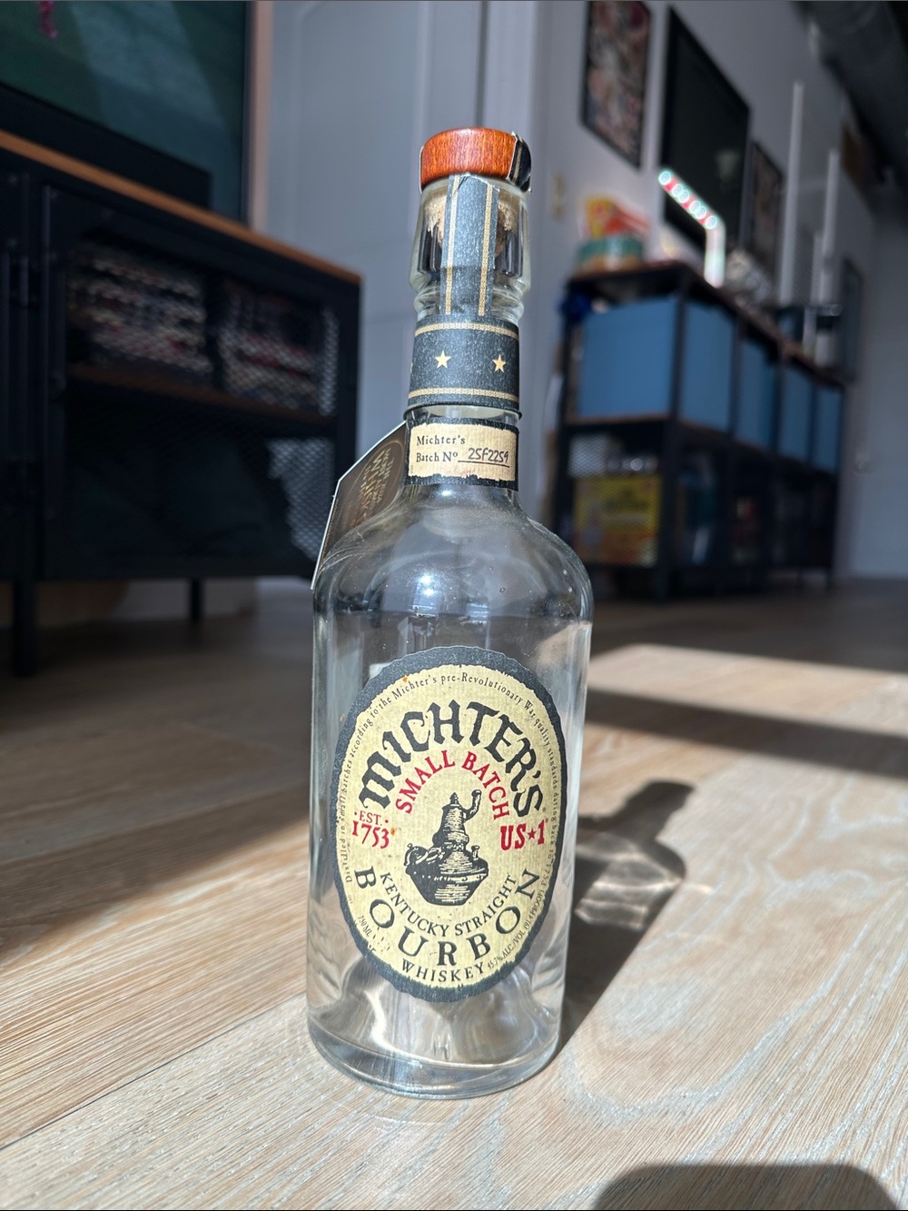 Michter's Small Batch Bourbon Bottle (EMPTY)